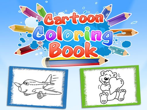 Cartoon Coloring Book Game - Play Free Game Online on uBestGames.com