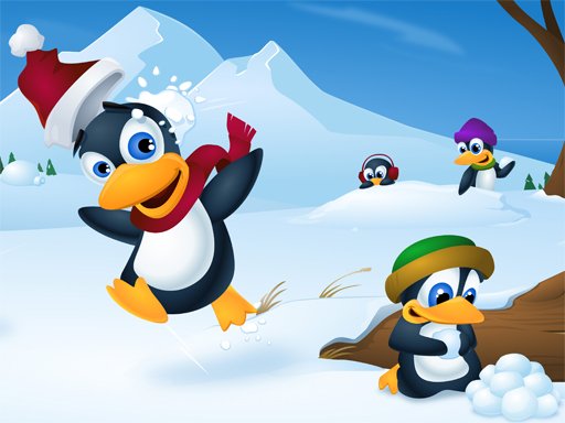 Cute Penguin Slide - Play Free Game Online on uBestGames.com